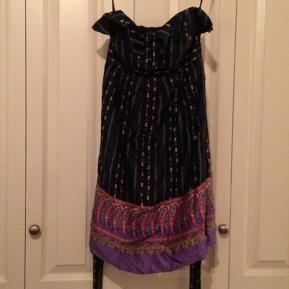 Betsy Johnson Silk Strapless Dress